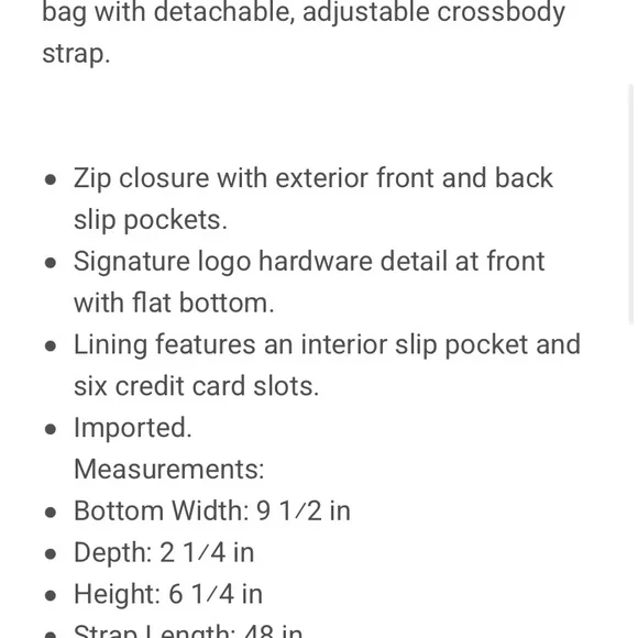 Michael Kors Jet Set Crossbody Bag - Picture 8 of 8